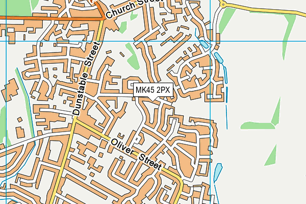 MK45 2PX map - OS VectorMap District (Ordnance Survey) MK45 2PX map - OS VectorMap District (Ordnance Survey)
