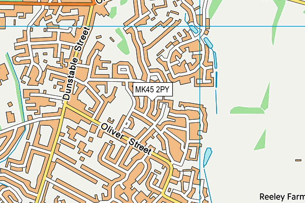 MK45 2PY map - OS VectorMap District (Ordnance Survey) MK45 2PY map - OS VectorMap District (Ordnance Survey)