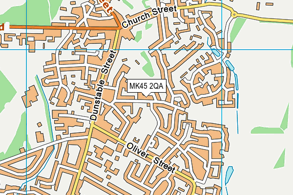 MK45 2QA map - OS VectorMap District (Ordnance Survey) MK45 2QA map - OS VectorMap District (Ordnance Survey)