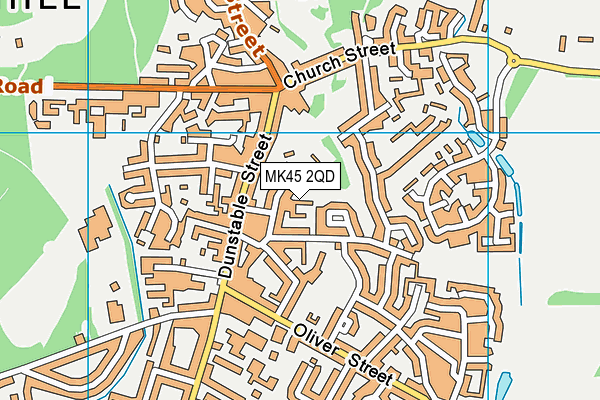 MK45 2QD map - OS VectorMap District (Ordnance Survey) MK45 2QD map - OS VectorMap District (Ordnance Survey)