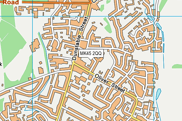 MK45 2QQ map - OS VectorMap District (Ordnance Survey) MK45 2QQ map - OS VectorMap District (Ordnance Survey)
