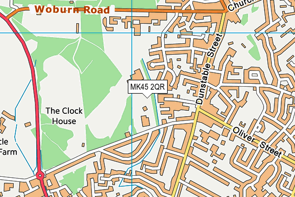 MK45 2QR map - OS VectorMap District (Ordnance Survey) MK45 2QR map - OS VectorMap District (Ordnance Survey)
