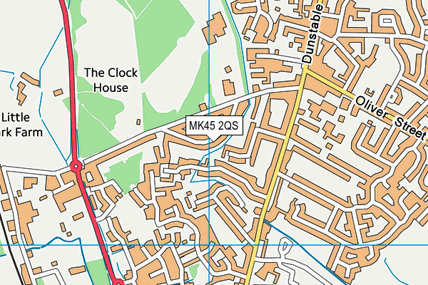 MK45 2QS map - OS VectorMap District (Ordnance Survey) MK45 2QS map - OS VectorMap District (Ordnance Survey)
