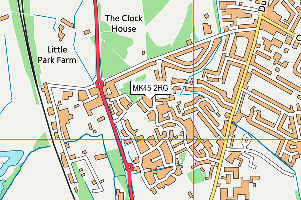 MK45 2RG map - OS VectorMap District (Ordnance Survey) MK45 2RG map - OS VectorMap District (Ordnance Survey)