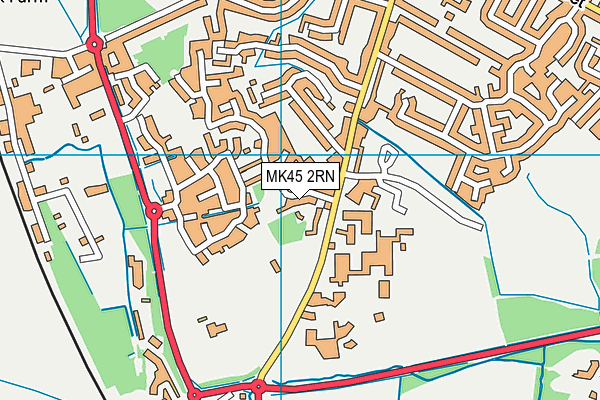 MK45 2RN map - OS VectorMap District (Ordnance Survey) MK45 2RN map - OS VectorMap District (Ordnance Survey)