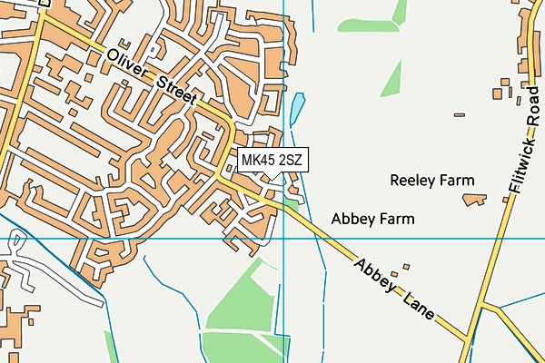 MK45 2SZ map - OS VectorMap District (Ordnance Survey) MK45 2SZ map - OS VectorMap District (Ordnance Survey)