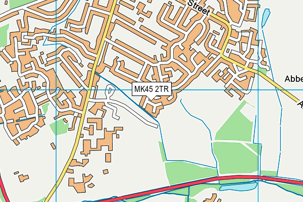 MK45 2TR map - OS VectorMap District (Ordnance Survey) MK45 2TR map - OS VectorMap District (Ordnance Survey)