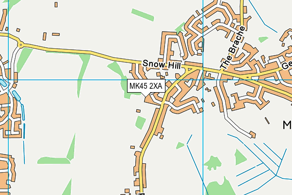 MK45 2XA map - OS VectorMap District (Ordnance Survey) MK45 2XA map - OS VectorMap District (Ordnance Survey)