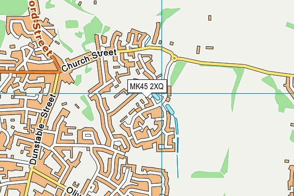 MK45 2XQ map - OS VectorMap District (Ordnance Survey) MK45 2XQ map - OS VectorMap District (Ordnance Survey)