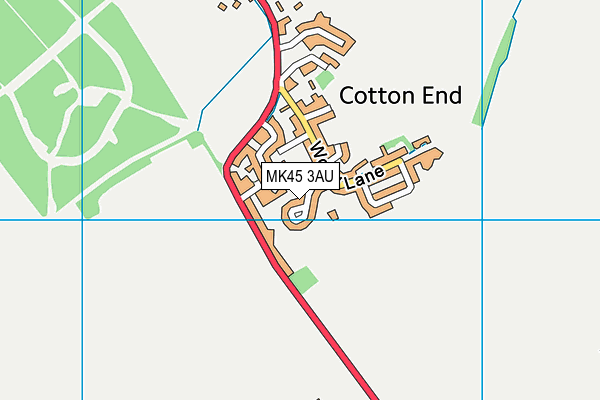 MK45 3AU map - OS VectorMap District (Ordnance Survey) MK45 3AU map - OS VectorMap District (Ordnance Survey)