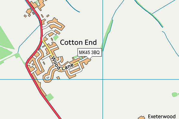 MK45 3BQ map - OS VectorMap District (Ordnance Survey) MK45 3BQ map - OS VectorMap District (Ordnance Survey)