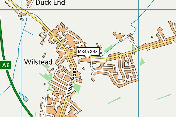 MK45 3BX map - OS VectorMap District (Ordnance Survey) MK45 3BX map - OS VectorMap District (Ordnance Survey)