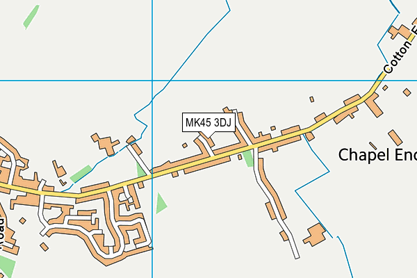 MK45 3DJ map - OS VectorMap District (Ordnance Survey) MK45 3DJ map - OS VectorMap District (Ordnance Survey)