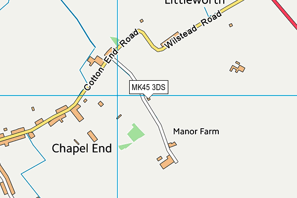 MK45 3DS map - OS VectorMap District (Ordnance Survey) MK45 3DS map - OS VectorMap District (Ordnance Survey)