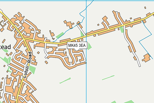 MK45 3EA map - OS VectorMap District (Ordnance Survey) MK45 3EA map - OS VectorMap District (Ordnance Survey)