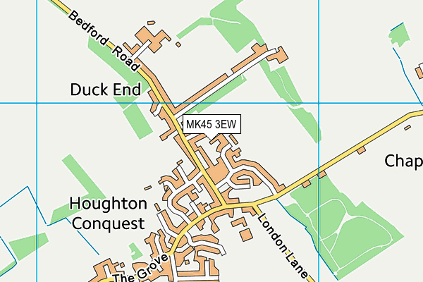 MK45 3EW map - OS VectorMap District (Ordnance Survey) MK45 3EW map - OS VectorMap District (Ordnance Survey)