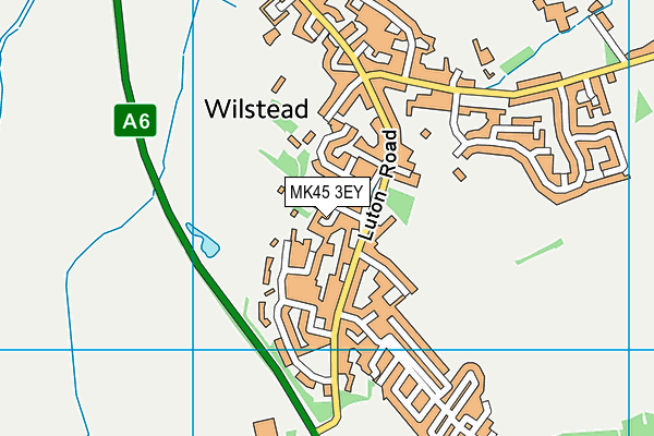 MK45 3EY map - OS VectorMap District (Ordnance Survey) MK45 3EY map - OS VectorMap District (Ordnance Survey)