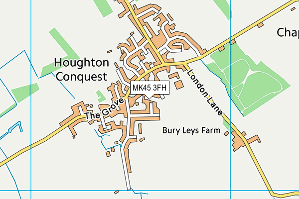 MK45 3FH map - OS VectorMap District (Ordnance Survey) MK45 3FH map - OS VectorMap District (Ordnance Survey)