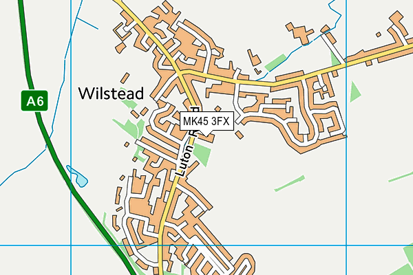 MK45 3FX map - OS VectorMap District (Ordnance Survey) MK45 3FX map - OS VectorMap District (Ordnance Survey)