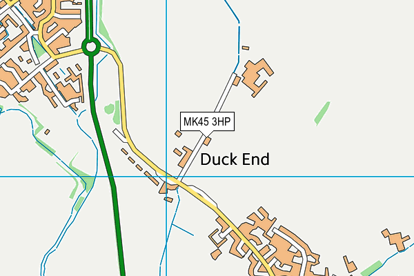 MK45 3HP map - OS VectorMap District (Ordnance Survey) MK45 3HP map - OS VectorMap District (Ordnance Survey)