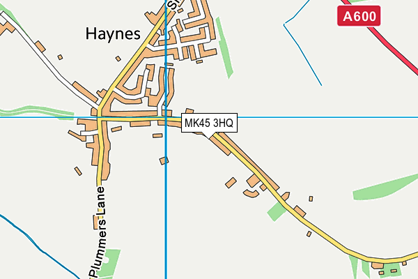 MK45 3HQ map - OS VectorMap District (Ordnance Survey)