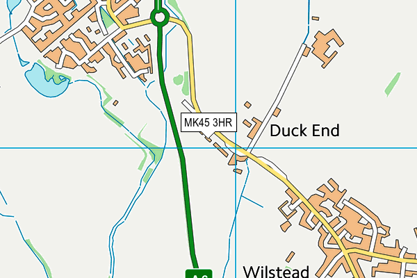 MK45 3HR map - OS VectorMap District (Ordnance Survey) MK45 3HR map - OS VectorMap District (Ordnance Survey)