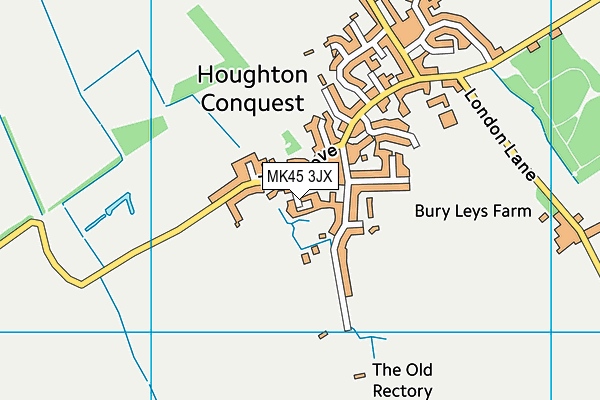 MK45 3JX map - OS VectorMap District (Ordnance Survey) MK45 3JX map - OS VectorMap District (Ordnance Survey)