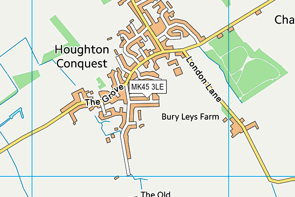 MK45 3LE map - OS VectorMap District (Ordnance Survey) MK45 3LE map - OS VectorMap District (Ordnance Survey)
