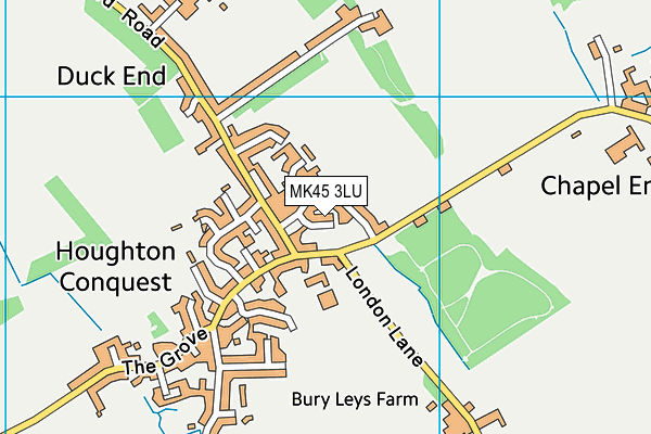 MK45 3LU map - OS VectorMap District (Ordnance Survey) MK45 3LU map - OS VectorMap District (Ordnance Survey)
