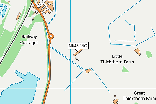 MK45 3NG map - OS VectorMap District (Ordnance Survey) MK45 3NG map - OS VectorMap District (Ordnance Survey)