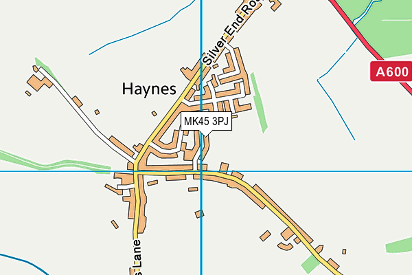 MK45 3PJ map - OS VectorMap District (Ordnance Survey) MK45 3PJ map - OS VectorMap District (Ordnance Survey)