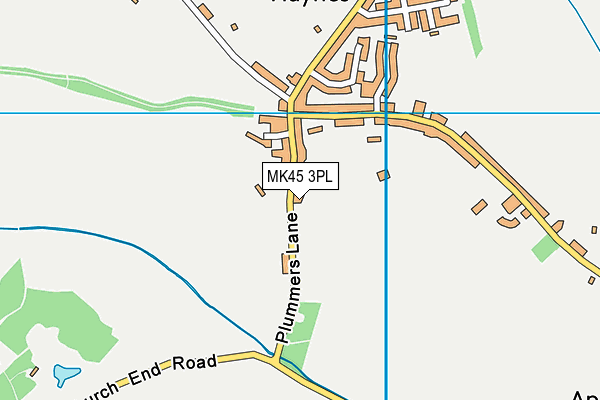 MK45 3PL map - OS VectorMap District (Ordnance Survey) MK45 3PL map - OS VectorMap District (Ordnance Survey)