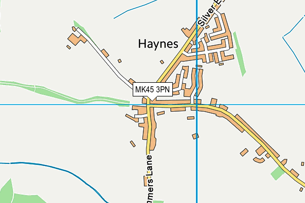 MK45 3PN map - OS VectorMap District (Ordnance Survey)