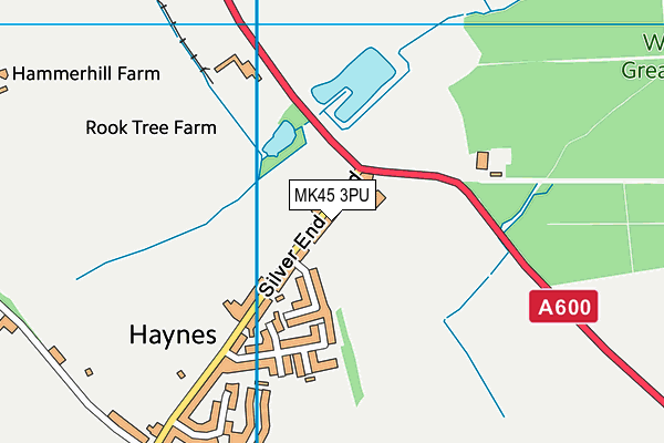 MK45 3PU map - OS VectorMap District (Ordnance Survey) MK45 3PU map - OS VectorMap District (Ordnance Survey)