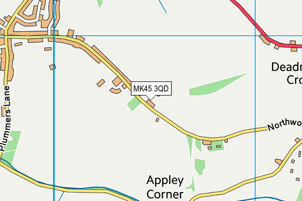 MK45 3QD map - OS VectorMap District (Ordnance Survey) MK45 3QD map - OS VectorMap District (Ordnance Survey)
