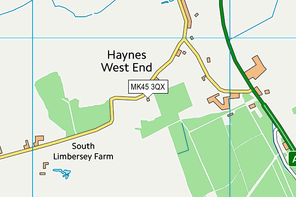 MK45 3QX map - OS VectorMap District (Ordnance Survey) MK45 3QX map - OS VectorMap District (Ordnance Survey)