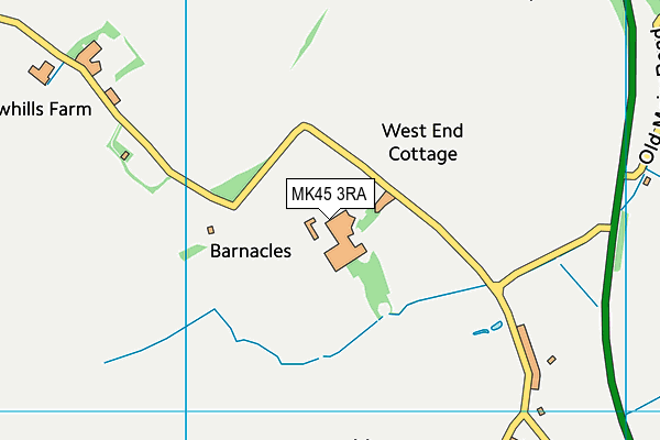 MK45 3RA map - OS VectorMap District (Ordnance Survey) MK45 3RA map - OS VectorMap District (Ordnance Survey)