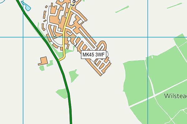 MK45 3WF map - OS VectorMap District (Ordnance Survey) MK45 3WF map - OS VectorMap District (Ordnance Survey)