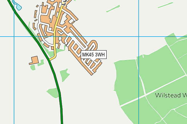 MK45 3WH map - OS VectorMap District (Ordnance Survey) MK45 3WH map - OS VectorMap District (Ordnance Survey)
