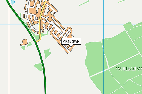 MK45 3WP map - OS VectorMap District (Ordnance Survey) MK45 3WP map - OS VectorMap District (Ordnance Survey)