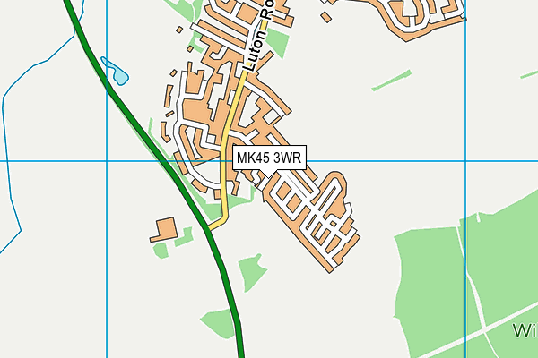 MK45 3WR map - OS VectorMap District (Ordnance Survey) MK45 3WR map - OS VectorMap District (Ordnance Survey)