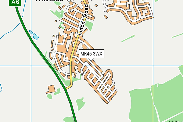 MK45 3WX map - OS VectorMap District (Ordnance Survey) MK45 3WX map - OS VectorMap District (Ordnance Survey)