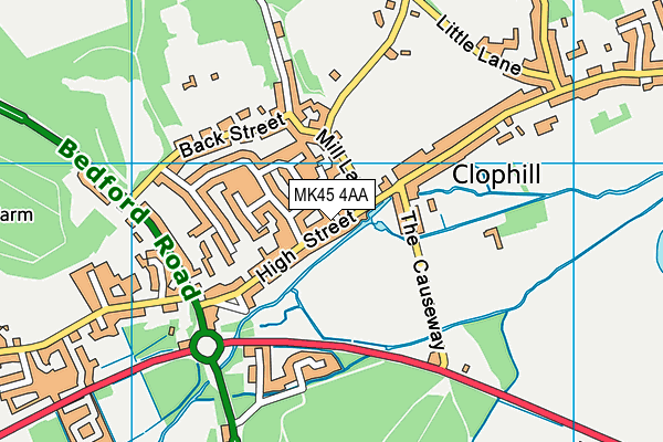 MK45 4AA map - OS VectorMap District (Ordnance Survey) MK45 4AA map - OS VectorMap District (Ordnance Survey)