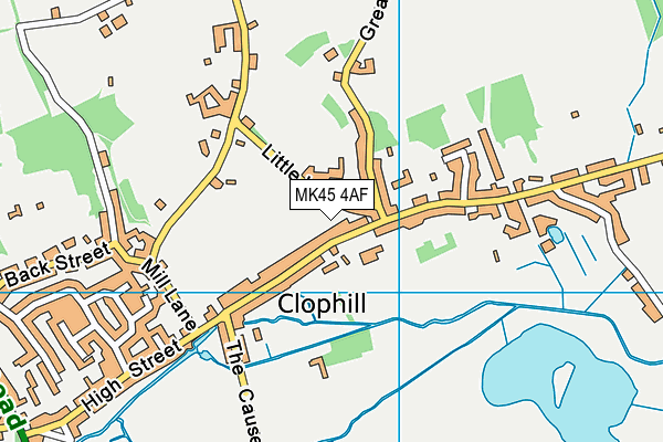 MK45 4AF map - OS VectorMap District (Ordnance Survey) MK45 4AF map - OS VectorMap District (Ordnance Survey)