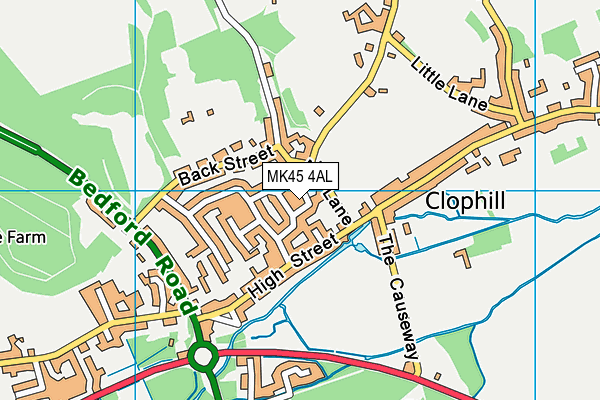 MK45 4AL map - OS VectorMap District (Ordnance Survey) MK45 4AL map - OS VectorMap District (Ordnance Survey)