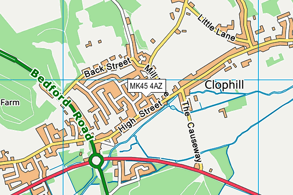 MK45 4AZ map - OS VectorMap District (Ordnance Survey) MK45 4AZ map - OS VectorMap District (Ordnance Survey)