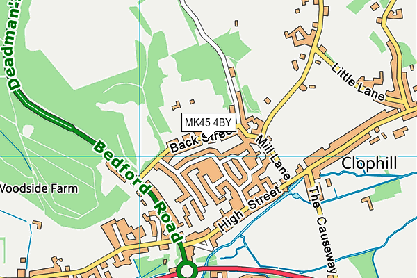 MK45 4BY map - OS VectorMap District (Ordnance Survey) MK45 4BY map - OS VectorMap District (Ordnance Survey)