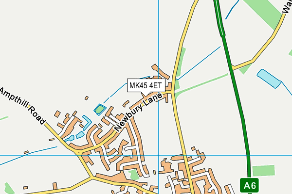 MK45 4ET map - OS VectorMap District (Ordnance Survey) MK45 4ET map - OS VectorMap District (Ordnance Survey)