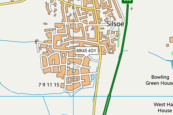 MK45 4GY map - OS VectorMap District (Ordnance Survey) MK45 4GY map - OS VectorMap District (Ordnance Survey)