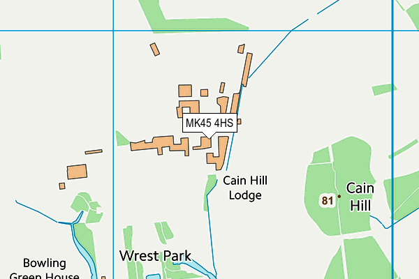 MK45 4HS map - OS VectorMap District (Ordnance Survey) MK45 4HS map - OS VectorMap District (Ordnance Survey)
